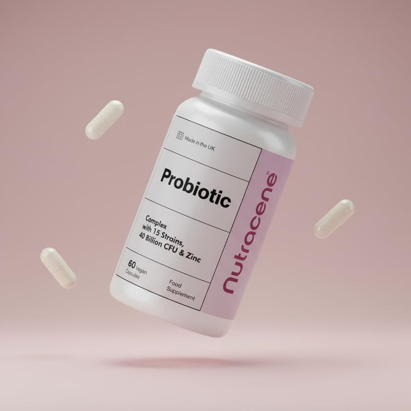 Advanced Probiotic | Delayed Release Capsule | 40 Billion CFU | 15-Strain Formula with 26B Acidophilus | Made in the UK | GMP Standards | Vegan | Gluten & Dairy Free