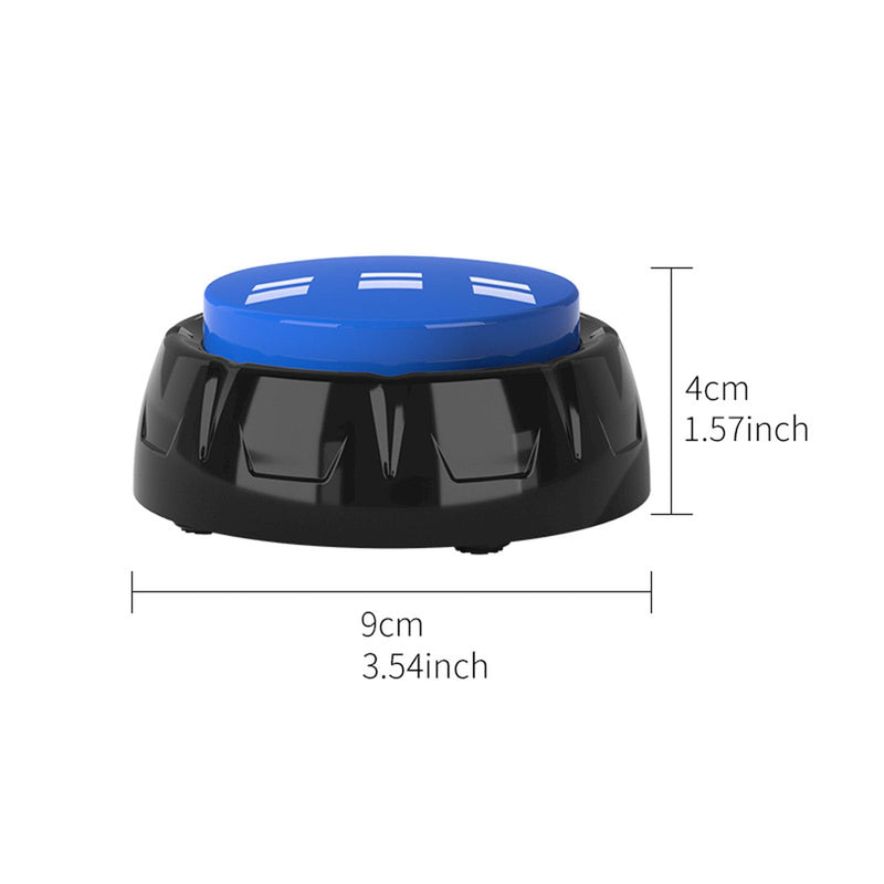 [Australia] - Voice Recording Button, Dog Buttons for Communication Pet Training Buzzer, 30 Second Record & Playback, Dog Talking Buttons Set 4 Pack with Stickers 
