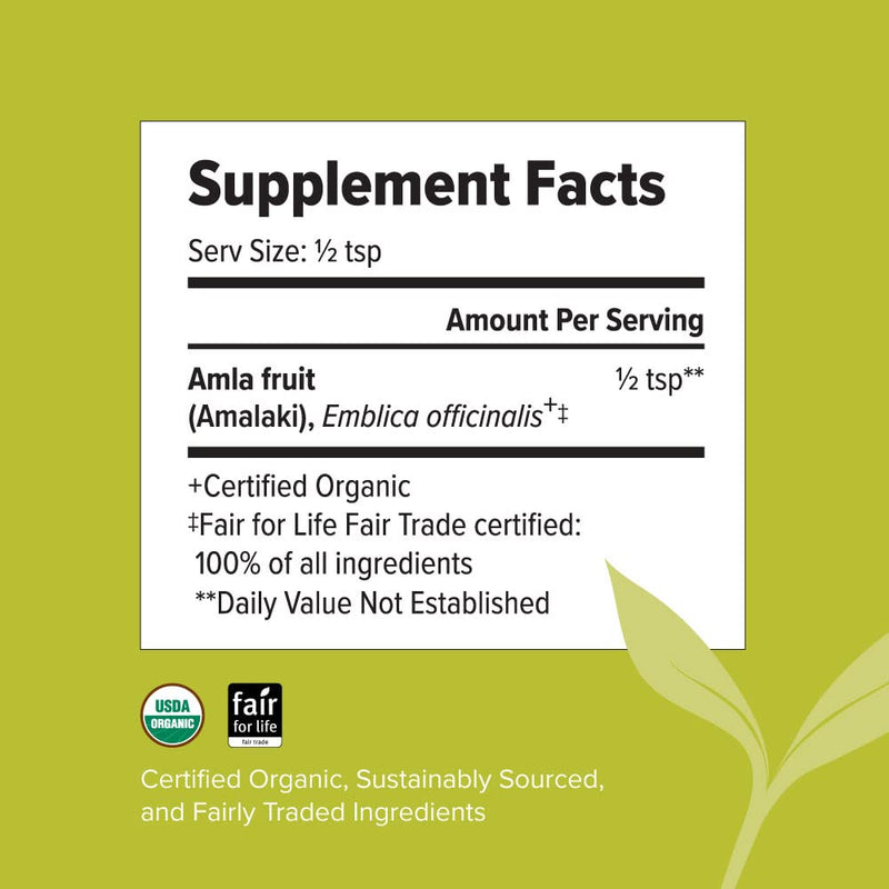 [Australia] - Banyan Botanicals Amalaki Powder – Organic Amla Powder – Nourishing, Gently Cleansing, Supports the Immune System & Promotes Healthy Energy* – 1/2lb. – Non GMO Sustainably Sourced Vegan 8 Ounce (Pack of 1) 
