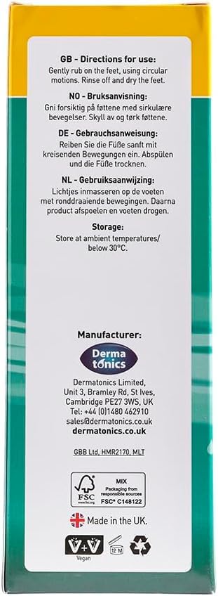 [Australia] - Dermatonics Sensory Foot Scrub 125ml & Foot Soak 350g | Exfoliates, Softens & Improves Skin 