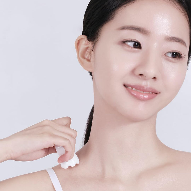 HAUA Ring Gua Sha, Premium Natural Ceramic, Face & Body Multi-Use Massager