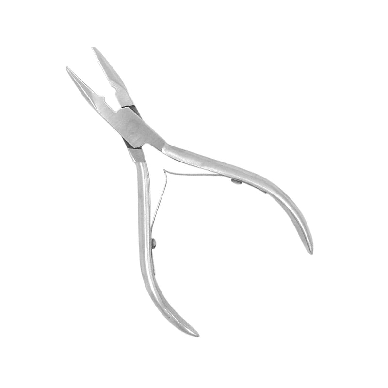 [Australia] - Clamp Pliers Needle 3pcs Tool Kit for Micro Ring Link Bead Human Hair Extensions, Polished Steel 