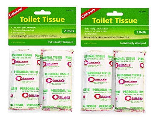 Coghlan's 9177 Toilet Tissue - 4 Pack