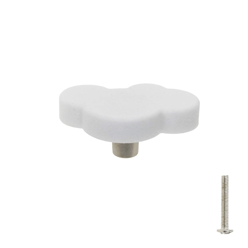 [Australia] - Kids Door Knobs Cartoon Dresser Knobs Rubber White Cloud Cartoon Door Knob 2.09x1.22 (Lxw) Cute Cabinet Pulls for Kids' Room Cabinets, Doors, Dresser and Closets Pack of 8 2.09x1.22" (LxW) 