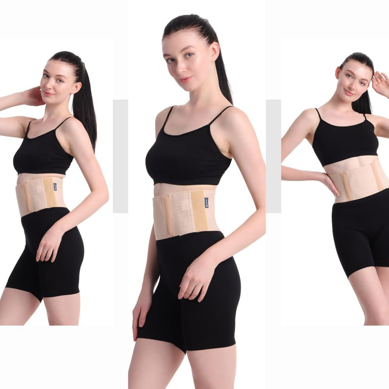 Hernia Belts for Men & Women offering reliable support, Abdominal Binder Men for recovery, Hernia Belt for Women with a secure fit, Belly Belt for comfort and Hernia Support for Men (L) Beige L