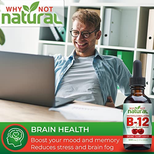 Why Not Natural Organic Vitamin B12 and Vitamin D3 K2 Liquid Drops