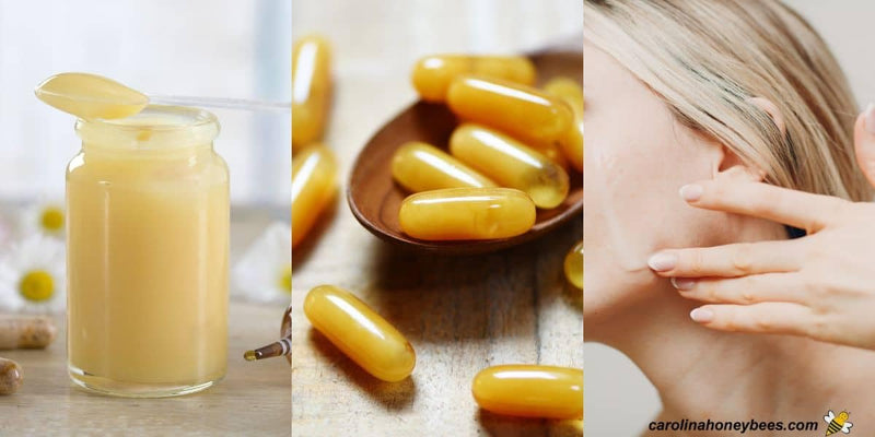 VITA PHARMA Organic Fresh Royal Jelly 1000mg 60 Capsules, Energy & Vitality, Healthy Immune System, Skin, Hair & Overall Wellness