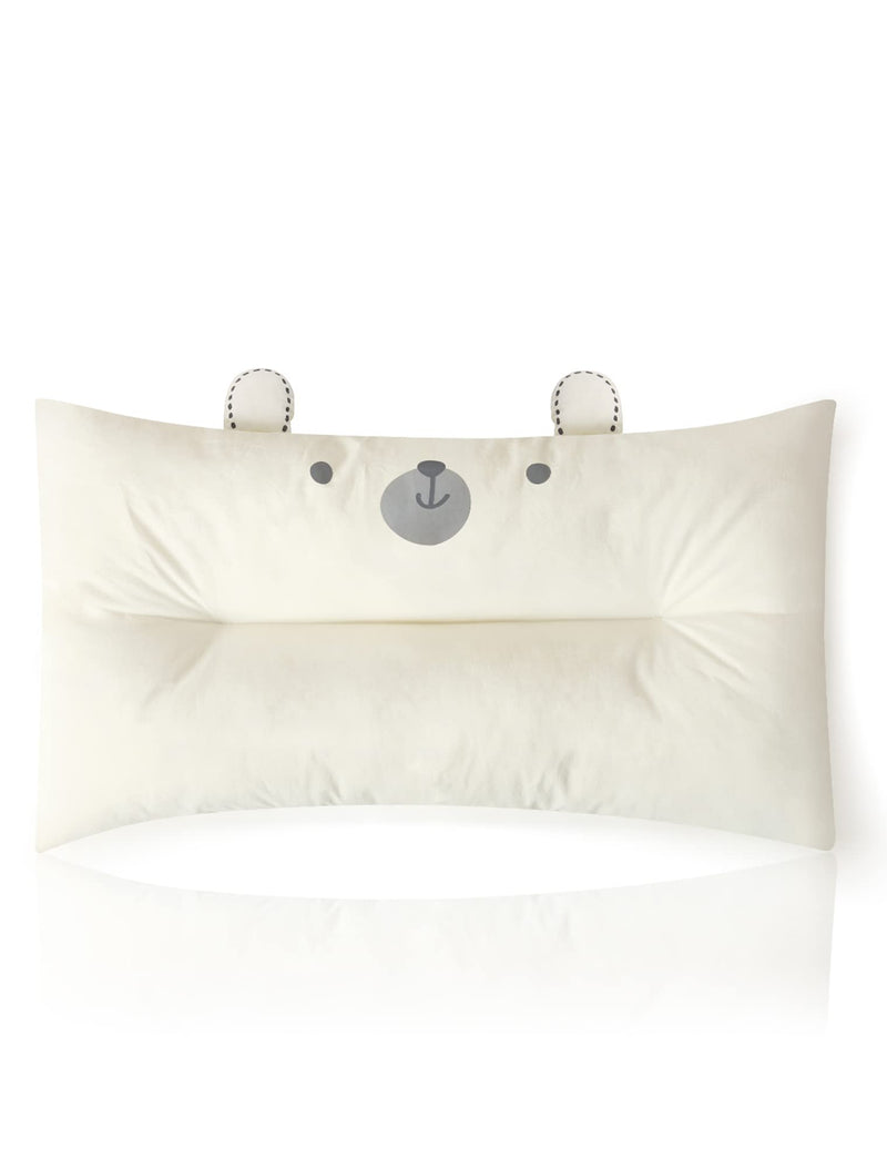[Australia] - Toddler Pillow, 20X12inches Machine Washable Soft Hypoallergenic Kids Pillows,100% Cotton Pillowcase Child Cute Animal Perfect Toddler Pillows for Sleeping 2 Year Old (Bear) Bear 
