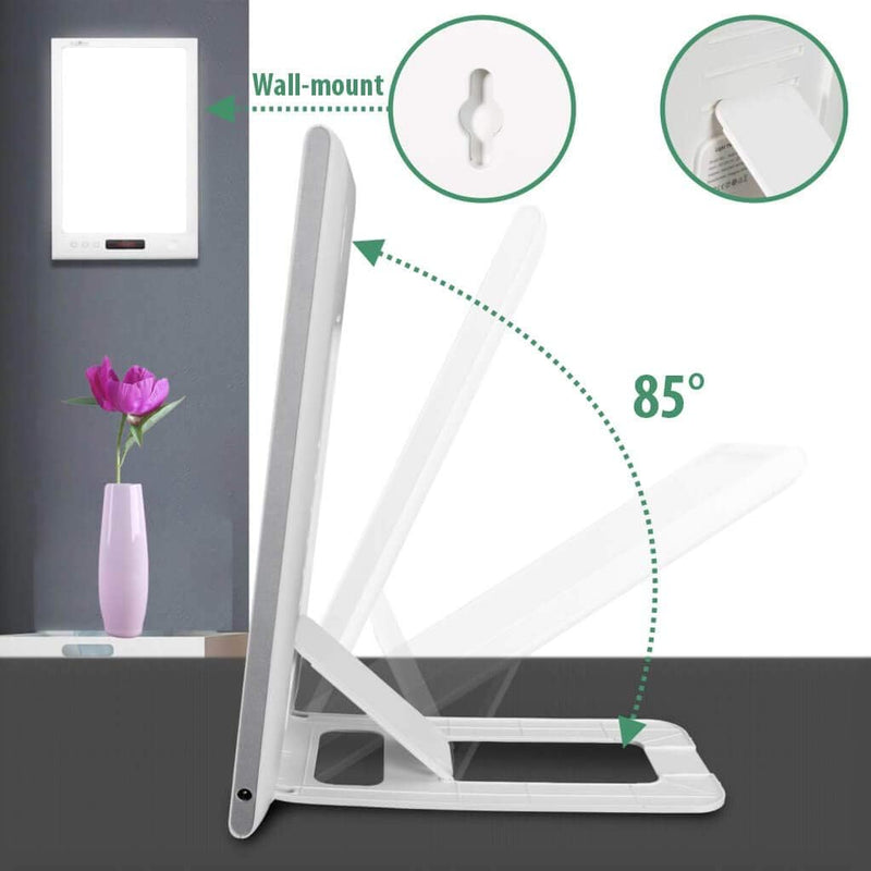 [Australia] - Sad Lamp,10,000 Lux Sad Light Therapy Lamp with UV-Free Adjustable Brightness & Color, Happy Light with 4 Timer Settings Function, Full Spectrum Sad Lamps for Depression 