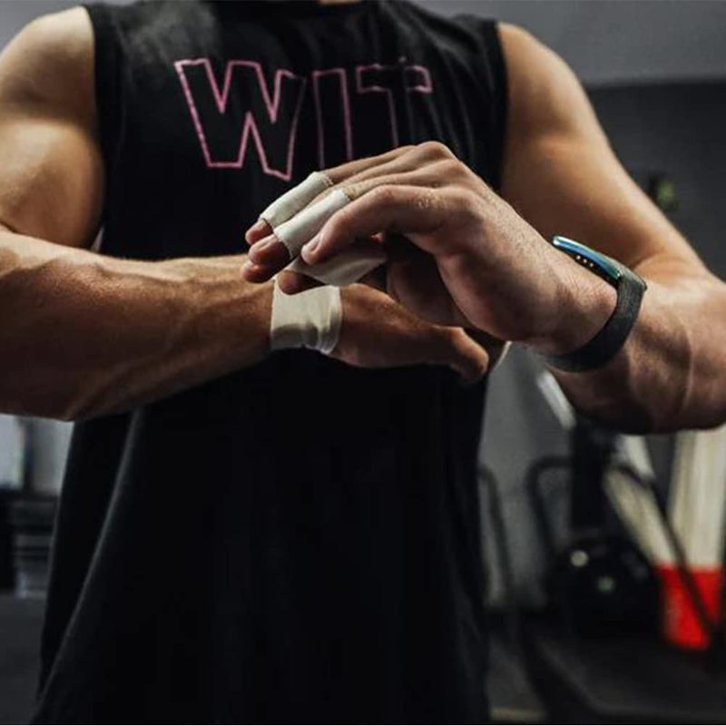 [Australia] - Athletic Tape,5 Pack White Sports Tape,Very Strong No Sticky Residue Wrist Ankle Tape for Gymnastics Boxing Lacrosse Climbing Hockey Bat Injuries Medical (1.5 Inches X 50 Yards) White Athletic Tape (Cotton) -5 Rolls 