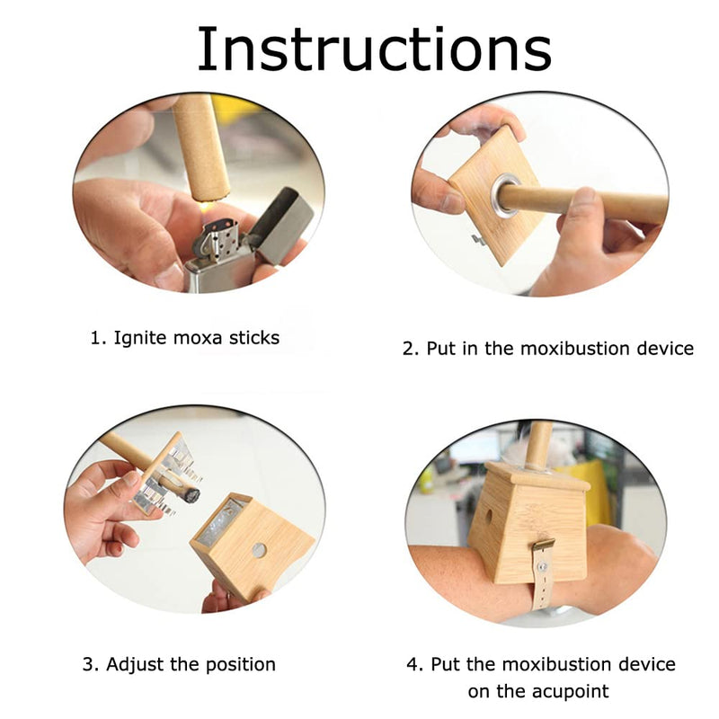 [Australia] - Moxa Sticks Natural Mugwort Rolls Pure Handmade 3-Years Purity Wormwood for Moxibustion Ôºà10 per BoxÔºâ 
