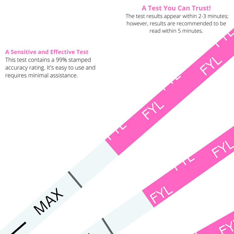[25 Pack] Rapid Urine Fentanyl Test Strip, 1 ng/mL Cutoff Level, Single Panel Dip Stick, Fast and Accurate, One-Step, Easy-Read