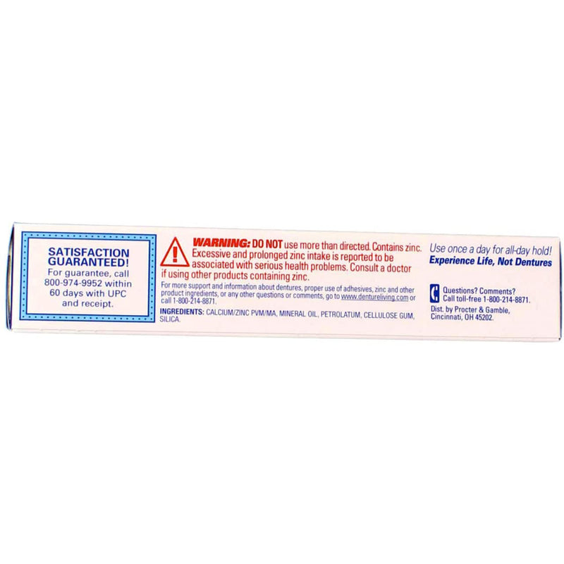 Fixodent Free Denture Adhesive Cream 2.40 oz (Pack of 4) 2.4 Ounce (Pack of 4)