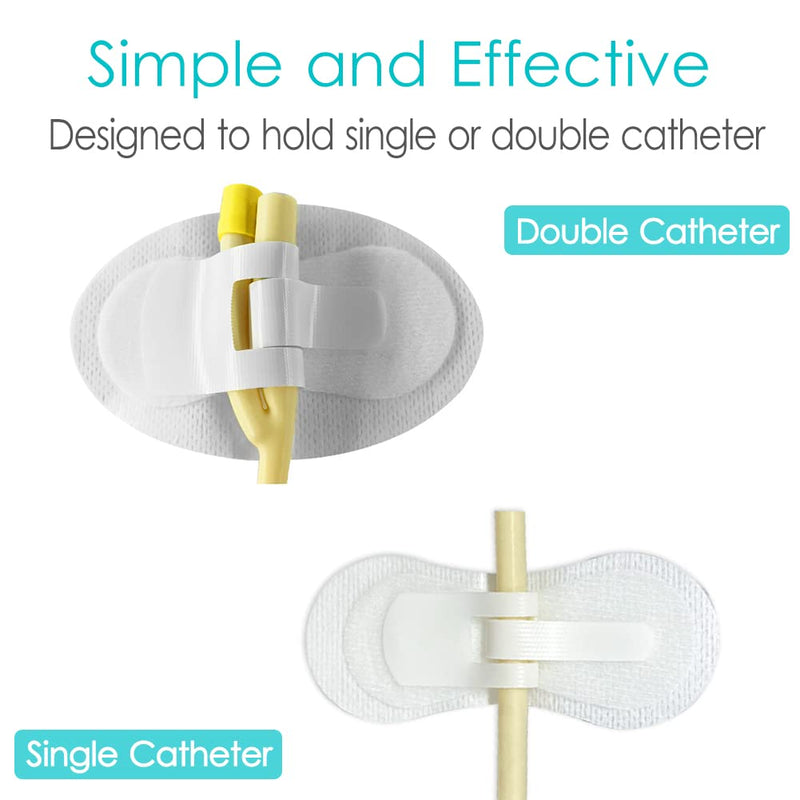 [Australia] - Low-Profile Catheter Stabilization Device for Kids Baby's Gtube Feeding Tube G J Tube Peg Pd Catheter Holder Peritoneal Dialysis Accessories Adhesive Patch Dressing (Pack of 10) Small 10 Pcs 