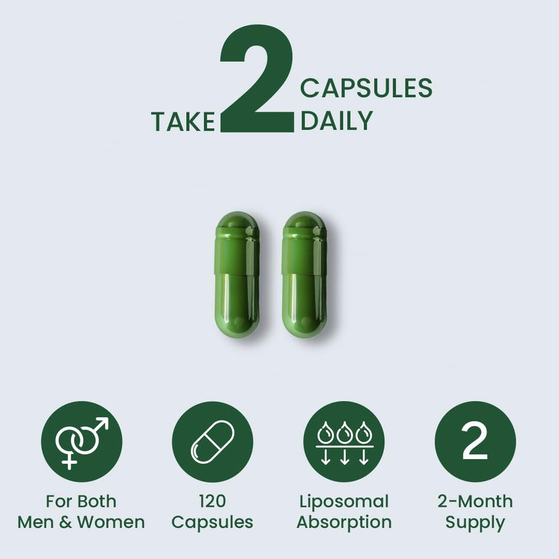 ZeroHarm Women’s Multivitamin – Plant-Based Formula with Vitamins A, B, C, D3, Iron & Zinc – Liposomal Absorption – Powered by Real Food Ingredients – 120 Vegan Capsules