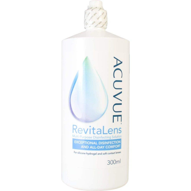 [Australia] - ACUVUE RevitaLens MPDS – care product and cleaner for soft contact lenses – works for more than 16 hours – value pack – 1 x 300 ml + 1 container single 