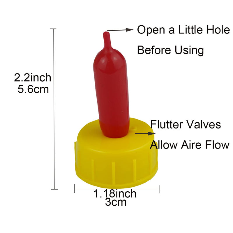 [Australia] - Small Animal Milk Drink Nipples with Flutter Valves Soft Rubber Cow Calf Milk Drinking Nipple for Goats Lambs Sheep Piglet Screw On Soda Bottle,15Pieces 15Pieces goat bottles nipples 
