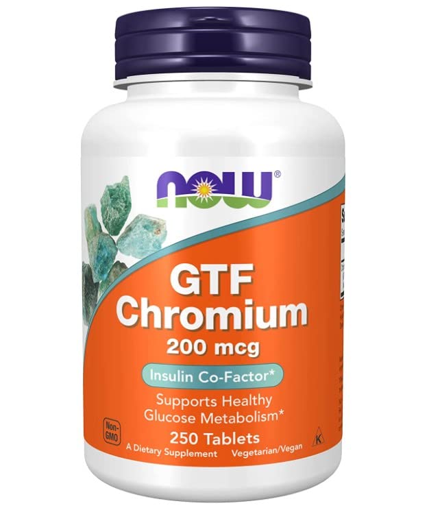 [Australia] - Now Foods GTF Chromium (Chromium) 200mcg, 250 vegan tablets, vegetarian 