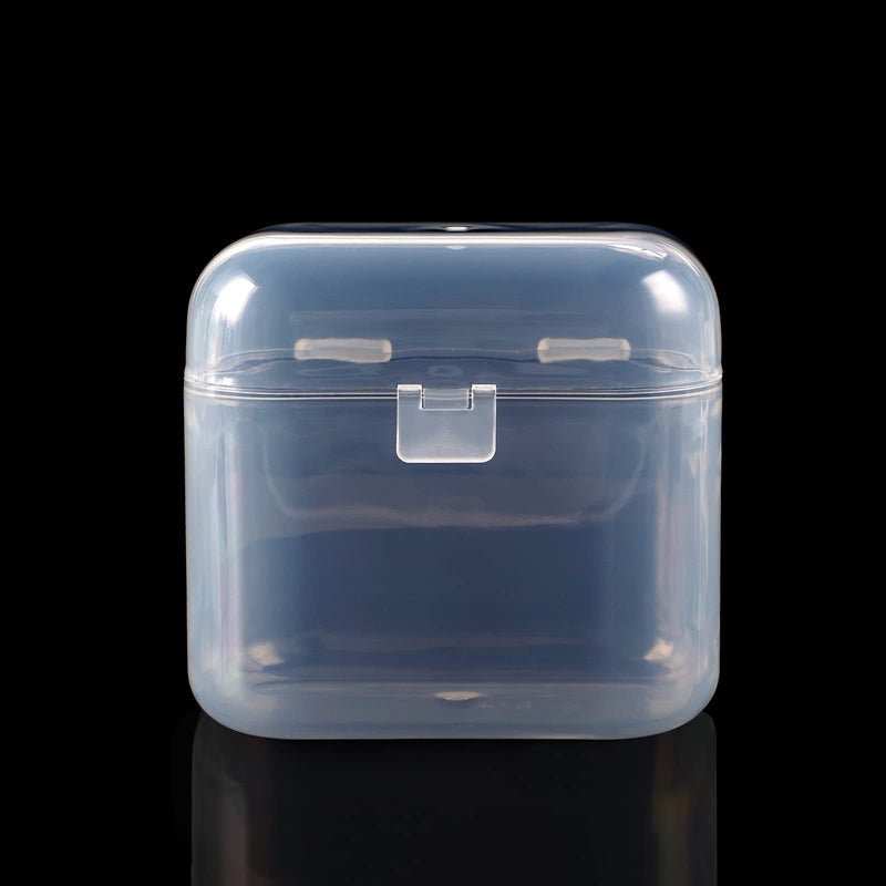 [Australia] - Accmor Pacifier Case, Pacifier Container Can Storage 2 Pacifiers, Baby Pacifier Holder Case for Travel, BPA Free,Transparent,2 Pack Transparent 