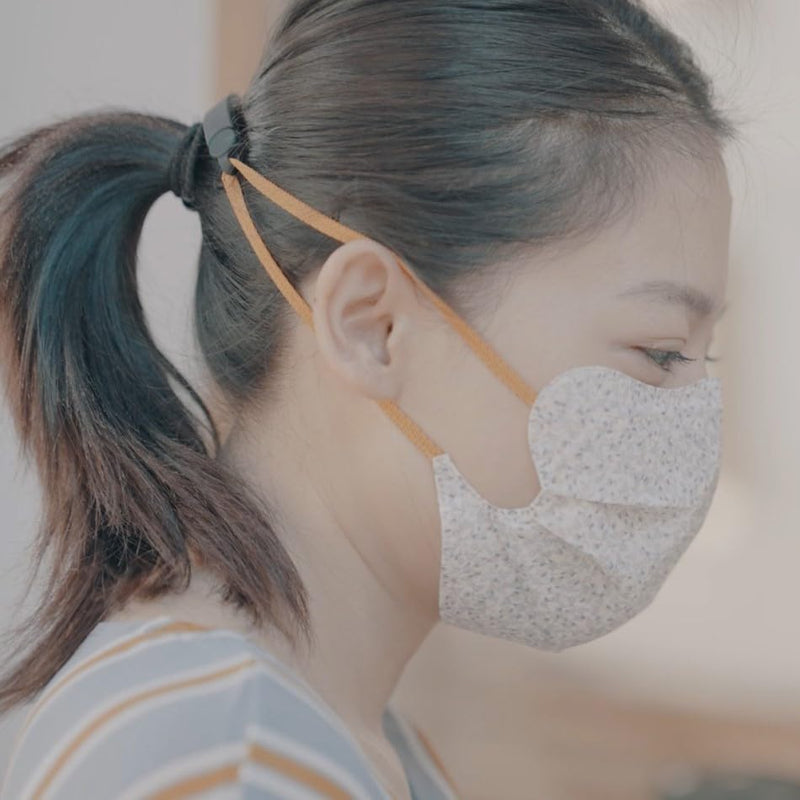 [Australia] - NEARNESS- Adjustable Mask Clips Magnetic Mask Strap (Pink) Pink 