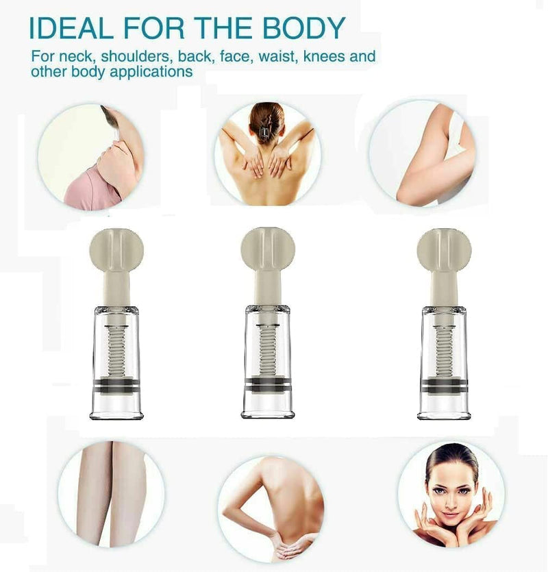 [Australia] - Cupping Therapy Set Suction Cups with Magnetic Pump Chinese Acupoint Sets for Cellulite Massage Muscle and Joint Pain Relief (2 Twists) 2 Twists 