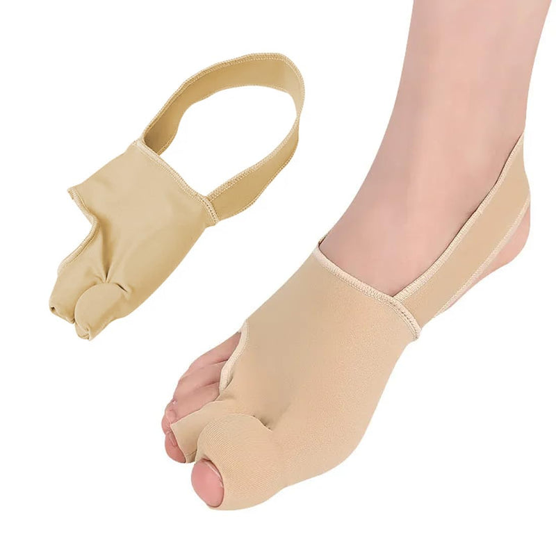 [Australia] - LYITZW Pack of 2 Hallux Valgus Toe Separators with Bunion Protection, Correction Bandage Socks Bunion Corrector with Anti-Slip Belt and Gel Pads for Valgus Bunion 