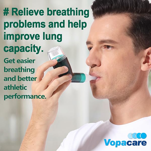 [Australia] - Flutter Valve Breathing Exercise Device for Lungs, Mucus Removal & Lung Strengthening, Adjustable Resistance Expiratory Trainer, Portable Lung Exerciser for Mucus Clearance 