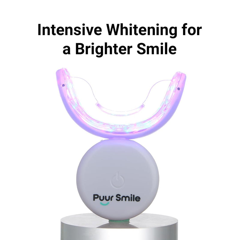 [Australia] - Teeth Whitening Kit – LED Light & Whitening Gel with Remineralization Syringes – Professional-Grade Whitening for Sensitive Teeth – Removes Stains from Coffee, Wine, & Smoking 