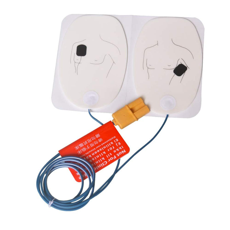 [Australia] - AED Trainer Pads Works with Manikin Only Without Pins in The Plug for Training Use Only,2 Pairs(Not for Clinical Use) 