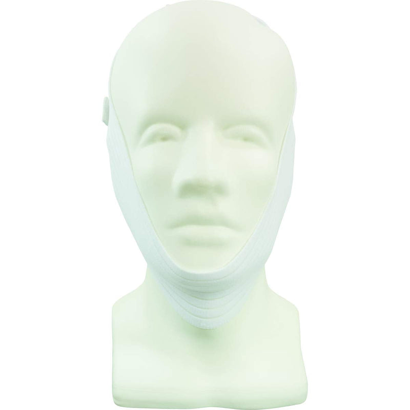 [Australia] - Carex Chin Strap for CPAP Users - Stop Snoring Chin Strap - Anti Snore Chin Strap, White, 1 Count 