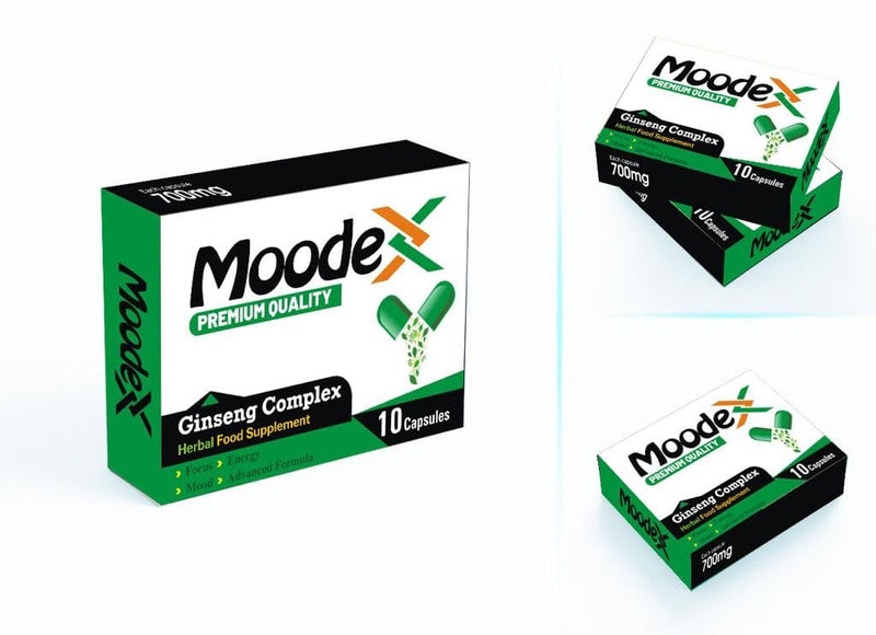 Extra Strong MoodeX Green-New Stronger for Longer Formula for Men - Ultra Strong Performance Enhancing Pills, Stamina Endurance Booster Green Supplement Pills for Men - 10 Ginseng Capsules 700MG