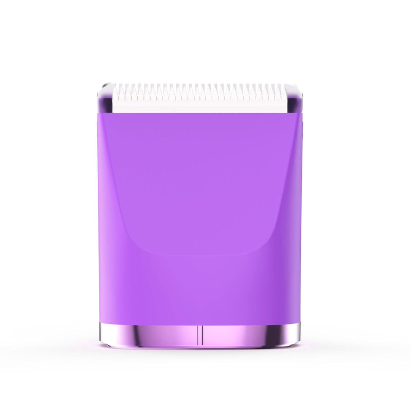 [Australia] - Replacement Ceramic Blade Head for Bikini Trimmer - Body Hair Attachment with Hypoallergenic Blades, 30% Sharper & Easy-Snap Design (Violet) Violet 