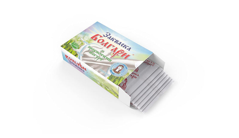 [Australia] - Bolgari yogurt ferment probiotic. Make your own yogurt powder. Yoghurt cultures lactobacillus bulgaricus & Lactobacillus rhamnosus. 7 bags of natural yogurt. Starter culture for yogurt makers (1) 1 