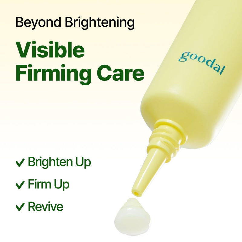 GOODAL Green Tangerine Vitamin C Dark Circle Eye Cream | Intensive Dark Circle Relief and Elasticity Treatment, Gentle, Non-irritating, Anti-Aging and Anti-Wrinkle Care 30ml