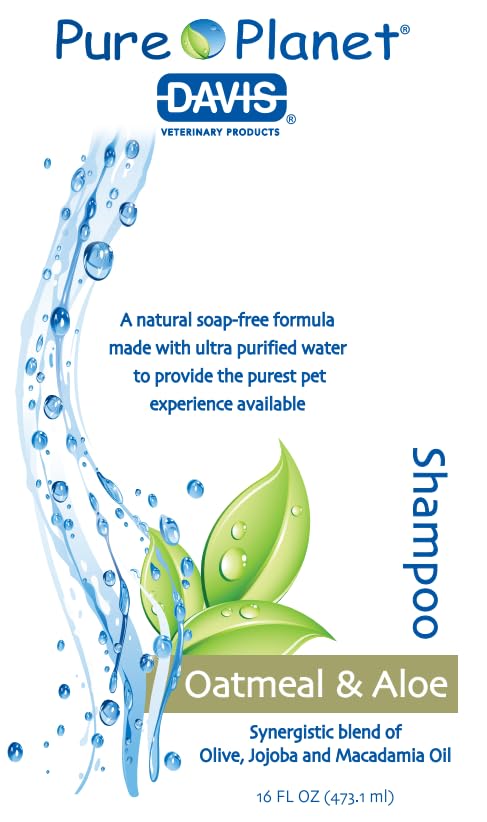 Davis Pure Planet Oatmeal & Aloe Pet Shampoo, 16 oz - PawsPlanet Australia