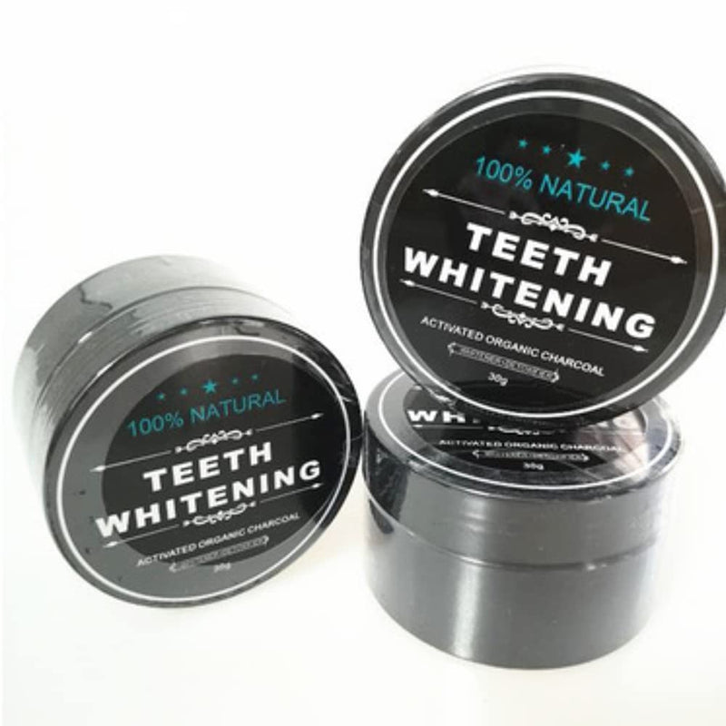 [Australia] - AICHUN BEAUTY Teeth Powder Organic Activated Charcoal Natural Food Grade Freshen Breath Safe On Sensitive Tooth Gum Gently Brush 30G 