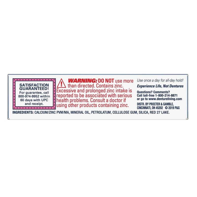 [Australia] - Fixodent Secure Denture Adhesive Cream, 0.6 oz (Pack of 2) 