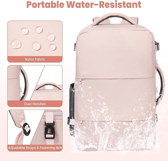 BAGAIL 10 Set Packing Cubes and Travel Laptop Backpack