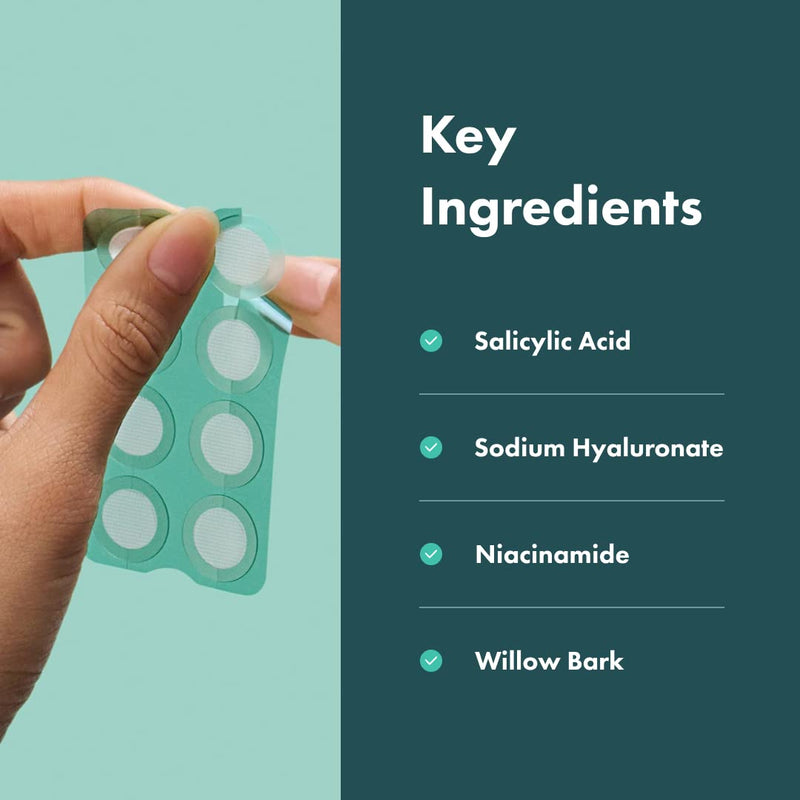 [Australia] - Mighty Patch Micropoint Large Hydrocolloid Pimple Patches for Face Blemishes from Hero Cosmetics, Acne Stickers for Early Stage Zits & Hidden Pimples, 395 Proprietary Micropoints, 8 Count 8 Count (Pack of 1) 