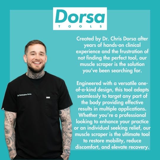 Original Myofascial Release Tool for Muscles and Soft Tissue Mobilization - Stainless Steel Muscle Scraper Tool - Chiropractor Tools for Physical Therapy