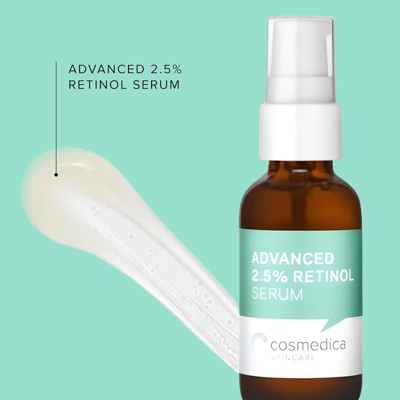 Cosmedica Skincare Facial Serum Trio Set – Vitamin C, Retinol & Hyaluronic Acid Serums for Face – Hydrating & Smoothing Skincare – Vegan, Cruelty Free (6 x 1.47 oz) 1.47 Fl Oz (Pack of 6)
