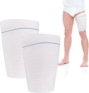 JJ CARE Catheter Bag Holder (Pack of 2), Fabric Nephrostomy Bag Holder, Washable & Reusable Foley Catheter Leg Bag, Urinary Drainage Bag Cover for Men & Women - Medium Size Pack of 2 (Medium)