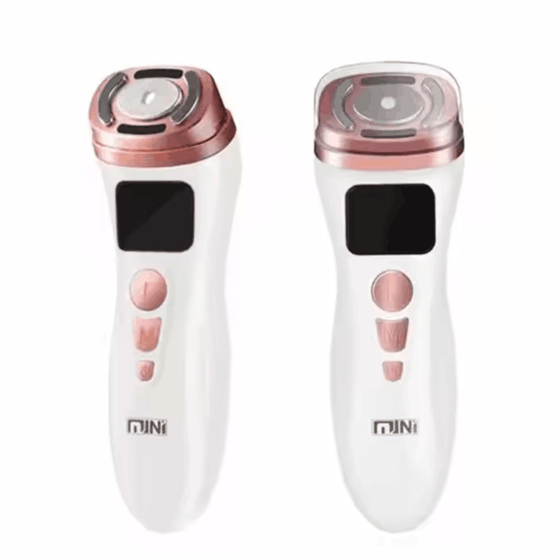 Mini Facial Machine 2nd Skin Care Device for Reduce Wrinkles, Skin Lifting, Skin Firming Rejuvenation Brightening Not Rechargeable for Women Skin Care Home Use -White