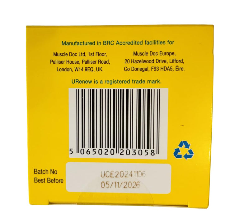 Ceramide Skin Care Supplement 150mg - 14 Sachets (2 Boxes of 7 sachets) - Lemon Flavour - Hydration Support - Food Supplement