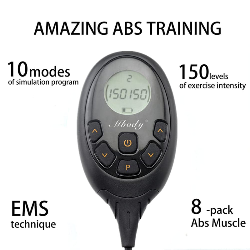 Abdominal Fitness Workout Belt 30''-55'' Black
