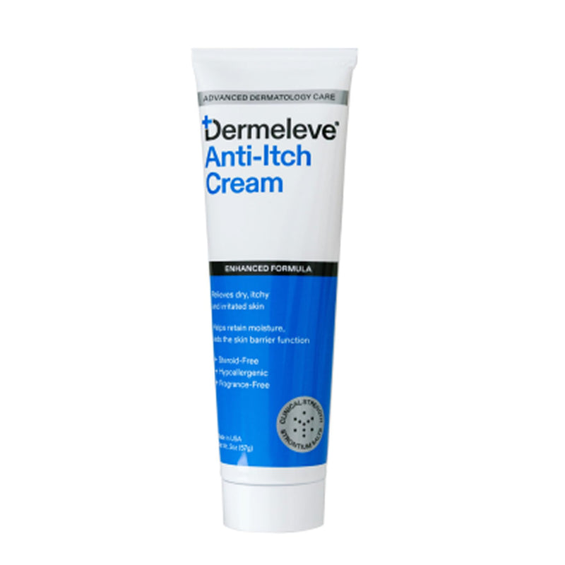 [Australia] - Dermeleve Steroid Free Anti-Itch Cream | Extra Strength for Psoriasis, Seborrheic Dermatitis, Viral Rash, Bug Bites, Allergy, Chronic Hives, Neuropathy (Nerve) | Full Body Itch Relief | 2 oz (1 Pack) 1 Pack 