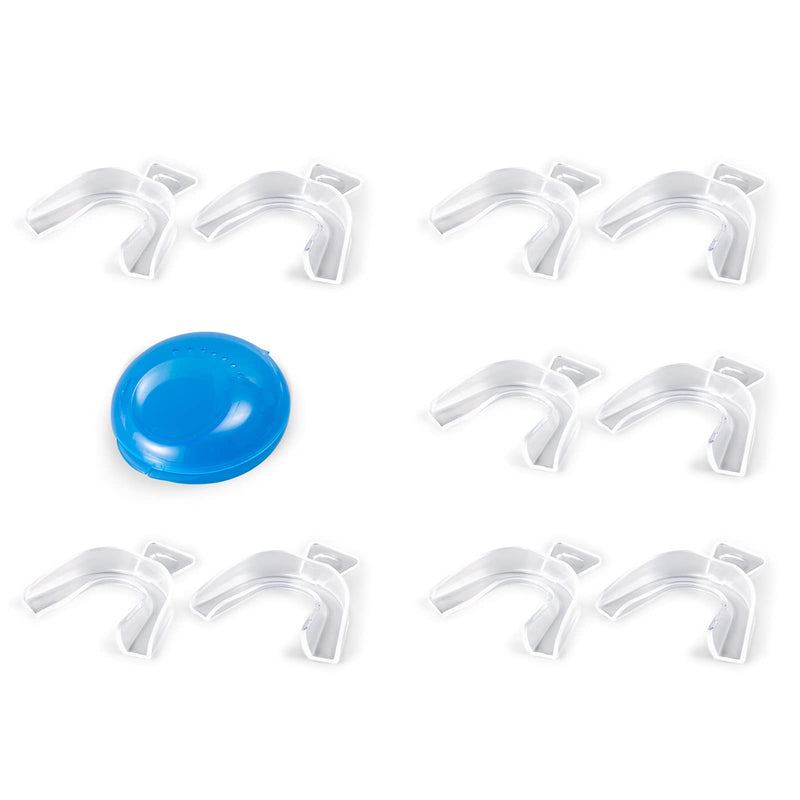 Thermoplastic Teeth Whitening Mouth Trays Tooth Mouth Guard Whitening Teeth Trays with Case Mold Dental Oral Care Kit for Sports, Guard Teeth Grinding at Night for Sleep Well