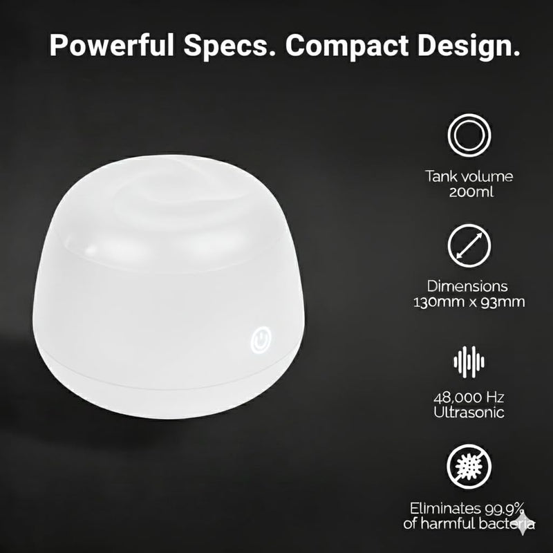 [Australia] - FIONA JAMES 48kHz Ultrasonic Retainer Cleaner with UV | Professional Sonic Dental Cleaning Pod for Aligner, Night Guard, Denture & Jewelry | White 
