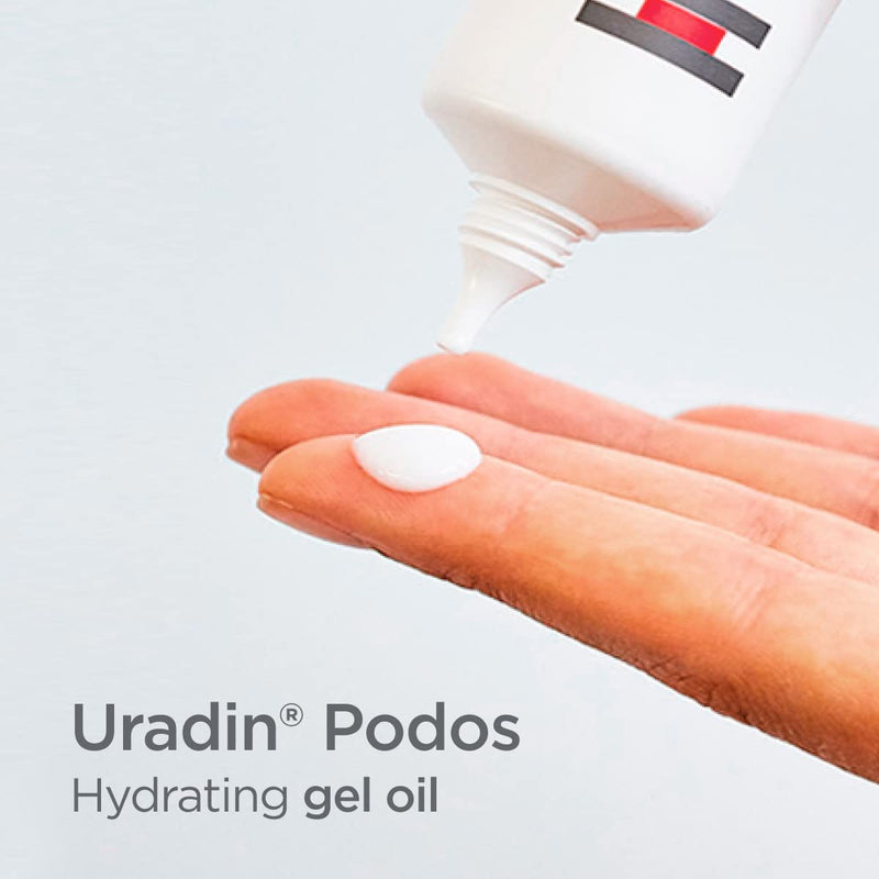 ISDIN Uradin Podos Foot Cream, 10% Urea, Repairs Cracked Feet, 2.5 fl oz | Fast Absorbing & Lightweight Formula, Hydrates Dry Feet, Exfoliates Thick Skin, Non-greasy, Dermatologist Recommended