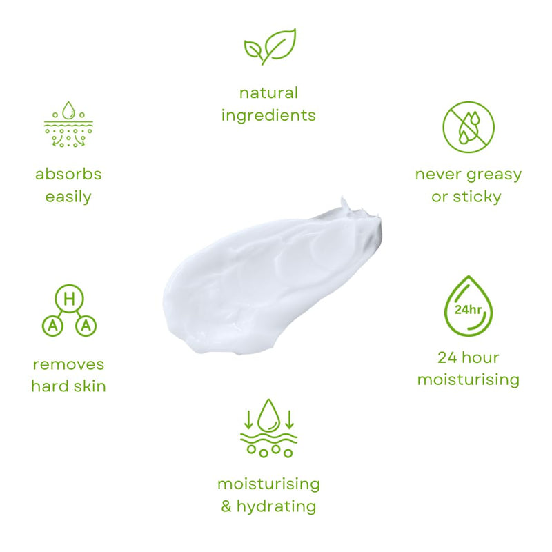 Get Fresh Rescue Me - Intensive Foot Cream for Dry Skin, Cracked Heels, and Calluses, with Shea Butter, Aloe, and Lemongrass, 170g